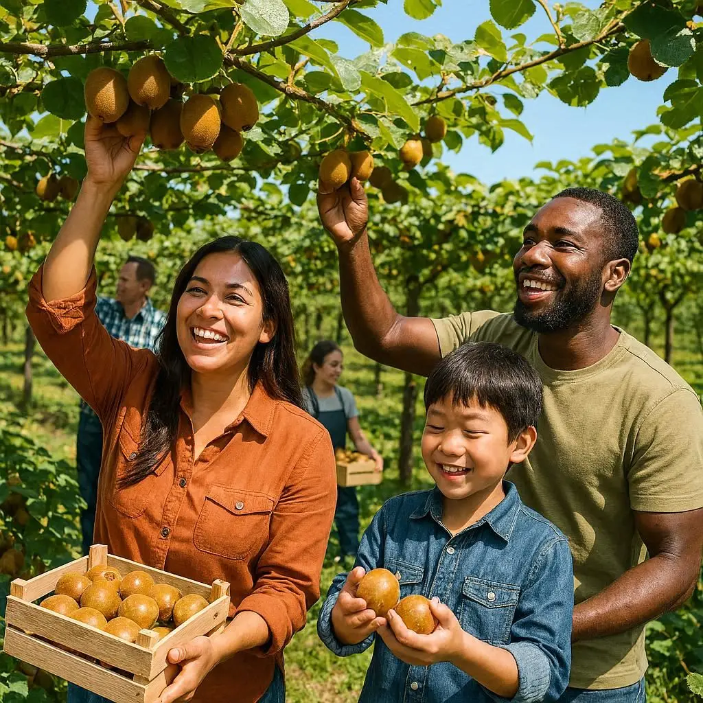 Kiwifruit Harvest Workers